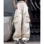 [SHEENA] брюки-карго M слоновая кость женский 