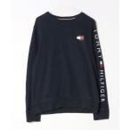 「TOMMY HILFIGER」 スウェットカットソー X-LARGE ネイビー メンズ