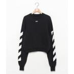 ショッピングカットソー 「off white」 スウェットカットソー S ブラック レディース