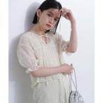 「N.（N. Natural Beauty Basic）」 半袖ブラウス MEDIUM オフホワイト レディース