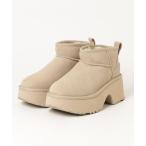 「UGG」 ショートブーツ 5 ベージュ レディース