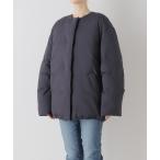 「Plage」 ダウンジャケット 36 ネイビー レディース