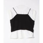 [titivate] топ M черный женский 