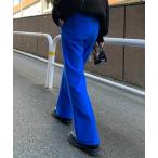 [SHAGGIE] слаксы SMALL голубой женский 