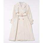 「MERCURYDUO」 トレンチコート SMALL アイボリー レディース