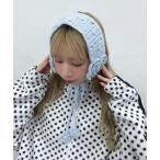 耳当て イヤーマフ WEGO/フラワーニットイヤーマフ レディース