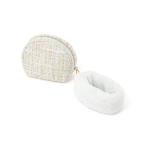 ポーチ ツイードファー ポーチ S ライ