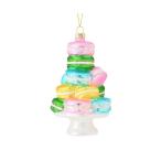 インテリア ガラスオーナメント マカロンツリー