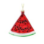 インテリア ガラスオーナメント スイカ