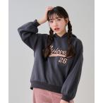 ショッピング韓国子供服 パーカー  アップリケフーディ キッズ 子供服 女の子