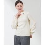 ニット セーター ウォッシャブルウールケーブルニット レディース