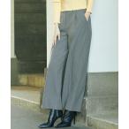 パンツ ウォームジョーゼット ワイドパンツ レディース