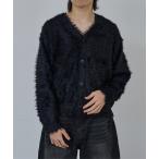  свитер вязаный LONG SHAGGY KNIT CARDIGAN / длинный мохнатый вязаный кардиган мужской женский 