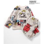 ショッピングアメカジ パジャマ PEANUTS　フリースパジャマ キッズ 子供 男の子 女の子