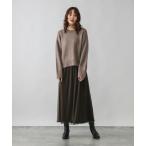 ショッピングマキシ ワンピース フワフワHugmeプリーツスカートSET/580923