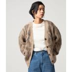 ショッピングレオパード カーディガン 「CITEN」レオパードシャギーニットカーディガン レディース