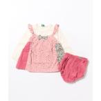 セットアップ パッチワークスーツ 