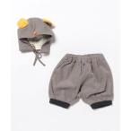 セットアップ ボンネット＆ブルマスーツ キッズ 子供服 男の子 女の子