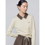 ブラウス シャツ レイヤードシャツニット