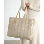 トートバッグ 「A4対応」トートバッグ キルティング ナイロン チャーム付 大容量 推し活 レディース