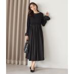ショッピングマキシ丈ワンピース ワンピース タフタフレアスリーブワンピース