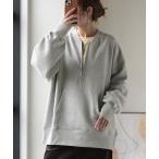 ショッピング裏起毛 トレーナー スウェット 裏起毛 ハーフジップスウェット レディース