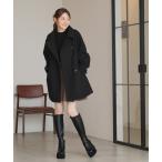 トレンチコート コート アレンジカラーミドルトレンチコート レディース