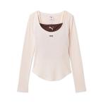 tシャツ 「SNIDEL×PUMA」レイヤードカットソー レディース