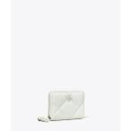 財布 キラ ダイヤモンドキルト ディストレスト チャーム ジップアラウンド スモール ウォレット レディース