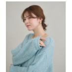 ショッピングスパンコール ニット セーター 「PILLINI/ピリーニ」ローゲージスパンコールプルオーバー レディース