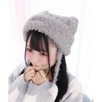 ニット帽 ニットキャップ Whinny/「2025秋冬新作♪」しらたまねこパンチ帽 レディース メンズ