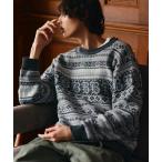 セーター ニット 3Dジャガード クラシ