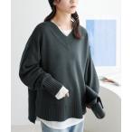 ショッピングカシミア ニット セーター カシミアタッチビッグプルオーバー「WEB限定カラーあり」 レディース