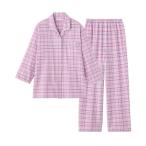 ショッピングCOMME パジャマ ルームウェア COMME CI COMME CA/コムシコムサ ルームウェア 長袖長パンツ 綿100% 先染めネル起毛 レディース