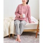 ショッピングコムサ パジャマ ルームウェア COMME CI COMME CA/コムシコムサ ルームウェア 長袖長パンツ 綿混 裏起毛 レディース