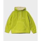 ショッピングボア パーカー GENTIL/ジャンティー　ネップボア x フリース ハーフジップパーカー レディース