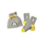 ショッピングもこもこ 靴下 「 PEANUTS 」 スヌーピー もこもこ靴下 in 巾着 25W11 レディース メンズ