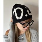 ショッピングニット帽 ニット帽 ニットキャップ Y2K リバーシブル 2WAY ジャガード ビーニー レディース