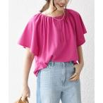 「SHIPS any」 半袖カットソー ONE SIZE ピンク レディース
