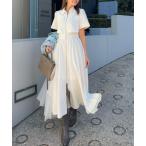 「rienda」 シャツワンピース SMALL ホワイト系その他 レディース