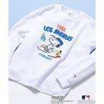 「MLB」 スウェットカットソー LARGE ホワイト系その他2 メンズ