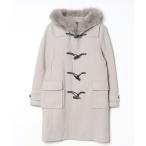 「SHIPS」 ダッフルコート 38 グレー レディース