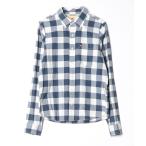 ショッピングホリスター 「Hollister」 チェック柄長袖シャツ M ホワイト メンズ