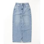 ショッピングGARNET 「upperhights」 デニムパンツ 24 コバルトブルー レディース