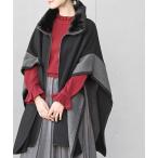  пончо искусственный мех шея распределение цвета пончо пальто женский 