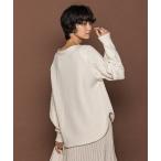 tシャツ ときめきケーブルニット「手洗い可能」 レディース