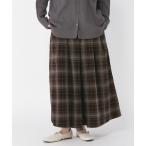 パンツ 細コールタックスカーチョ「プチ・プラスサイズあり」 レディース