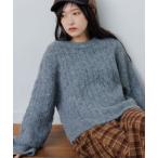 ショッピングケーブル ニット セーター ケーブルNTPO レディース