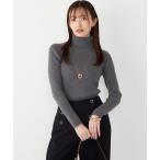 ショッピングcolors ニット セーター SHIPS Colors:14G リブ タートルネック ニット レディース