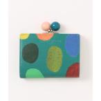 ショッピングツモリチサト 財布 がま口折財布　ツモリチサト　カラフルズームドット レディース